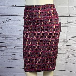 LuLaRoe Cassie Lipstick Skirt Size XS